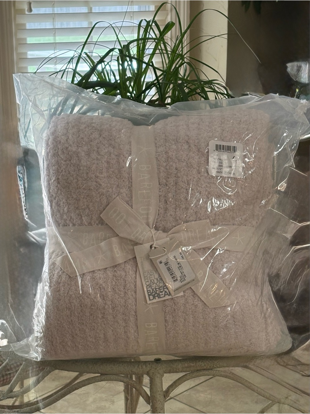 Barefoot Dreams CozyChic Throw Blanket - Almond